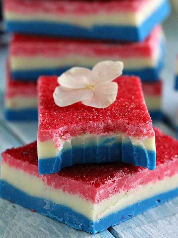 Patriotic Fudge Cake